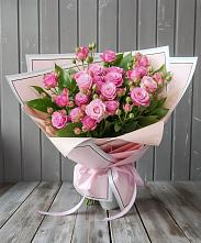 Букет Розовый кустик в Ольгинской Краснодарского края