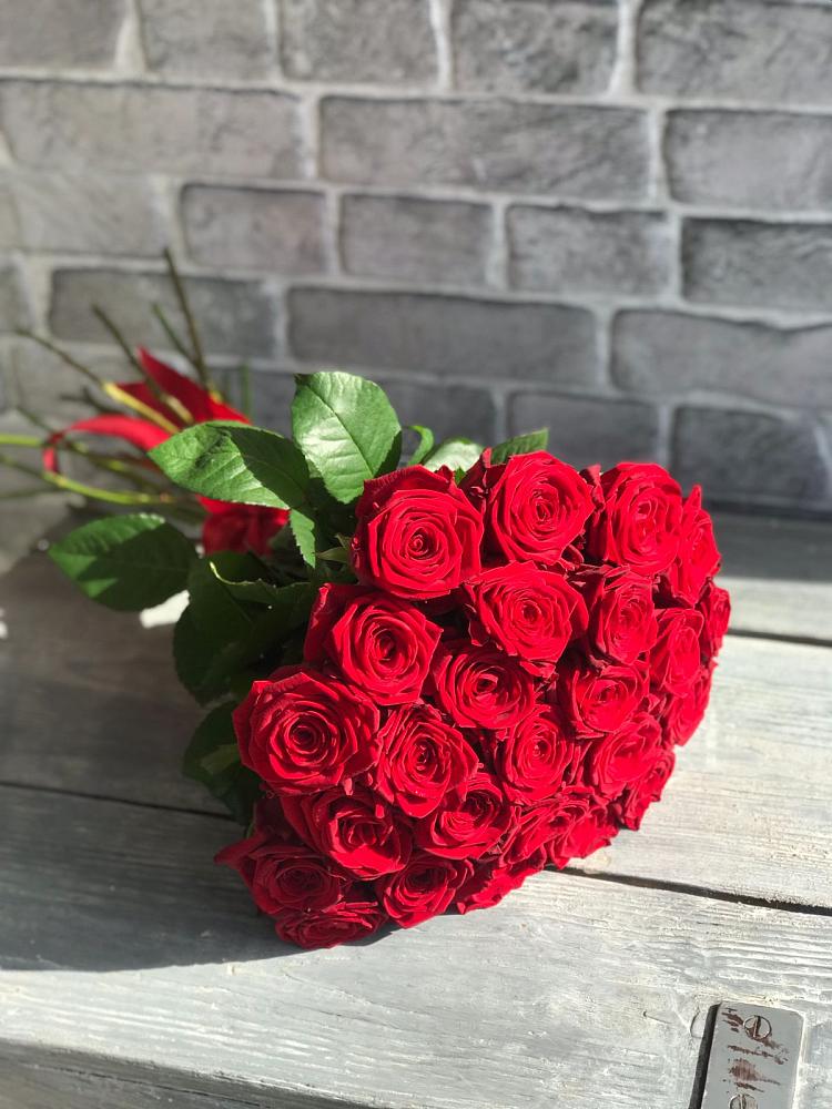 Букет Красные розы Фридом в Ольгинской Краснодарского края