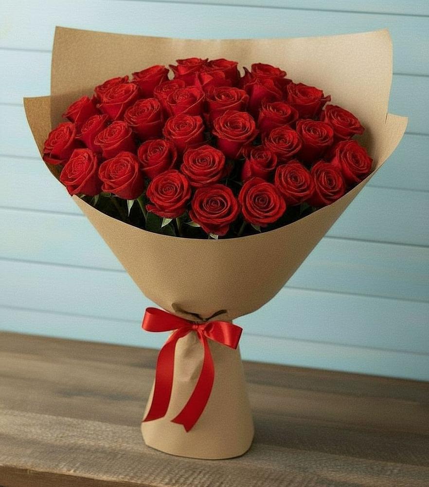 Букет Красные розы Милано в Ольгинской Краснодарского края