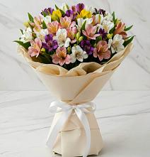 Букет цветов из:  Альстромерии #REPLACE_PRED# Ольгинской Краснодарского края