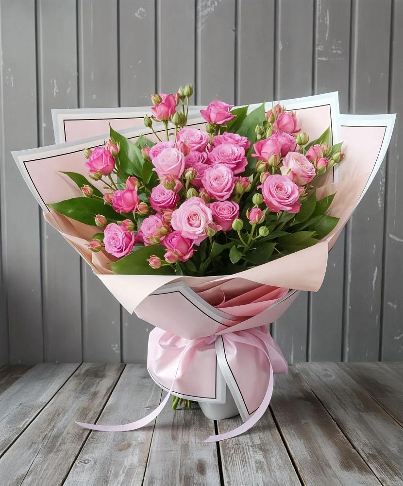 Букет Розовый кустик в Ольгинской Краснодарского края