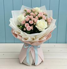 Букет цветов из:  Розы в Ольгинской Краснодарского края