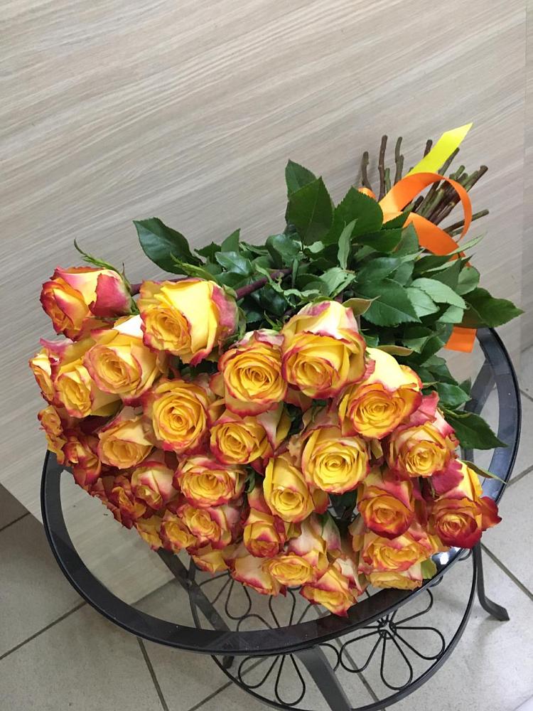 Букет Желтые розы в Ольгинской Краснодарского края