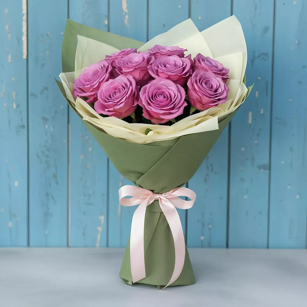 Букет Розы Фёрст Леди в Ольгинской Краснодарского края