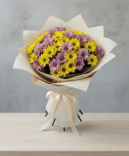 Букет цветов из:  Хризантемы #REPLACE_PRED# Ольгинской Краснодарского края