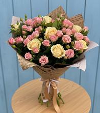 Букет цветов из:  Розы в Ольгинской Краснодарского края