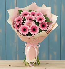 Букет цветов из:  Герберы в Ольгинской Краснодарского края