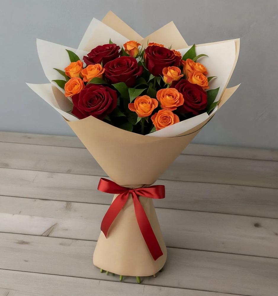 Букет Любовь и восторг в Ольгинской Краснодарского края